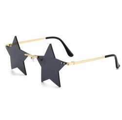 Glasses Cloud Rimless Stars Shaped Party Sunglasses