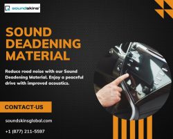 Car sound deadening material protects you from extreme summer heat