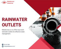 Metabronze’s Rainwater Outlets are an ideal solution for roof drainage