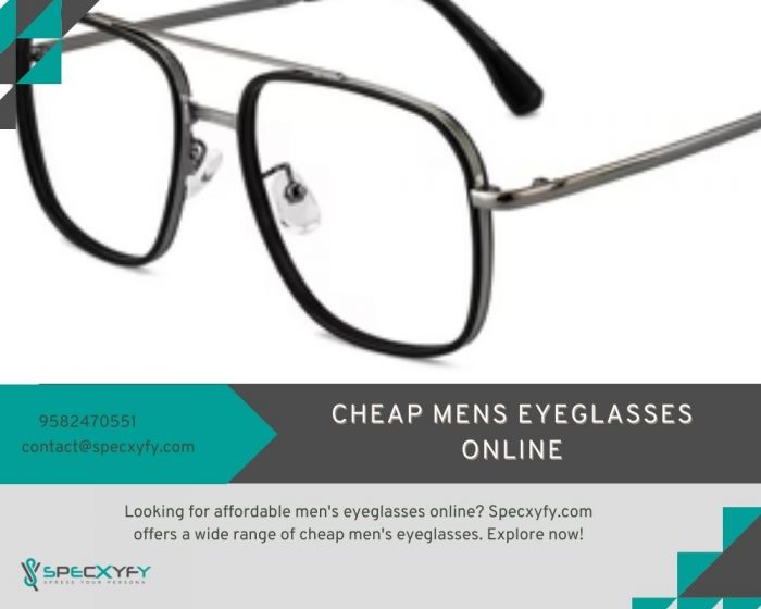 Affordable Men’s Eyeglasses Online: Find Your Perfect Pair at Specxyfy