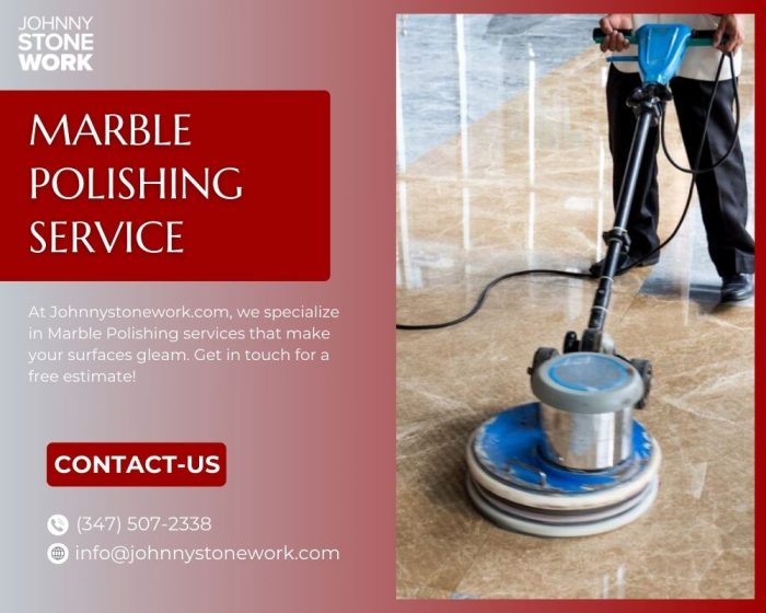 Get local marble and granite polishing services