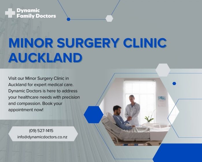 Comprehensive, convenient, and very affordable Services at the Minor surgery Clinic Auckland
