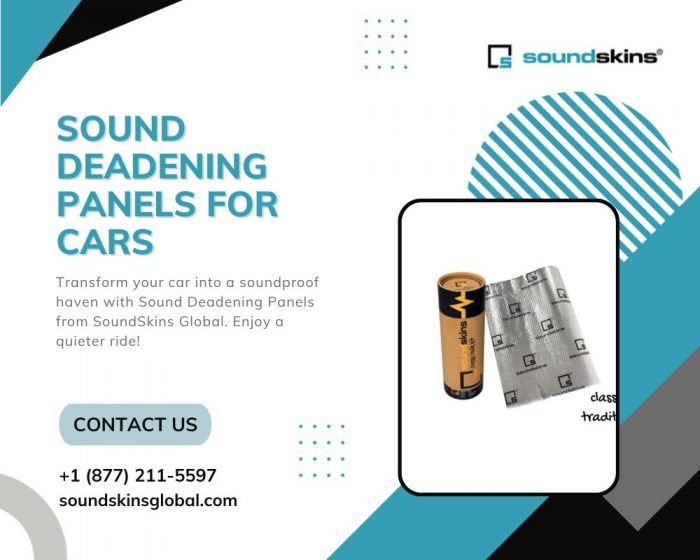 Discover a stress-free ride by installing Sound Deadening Panels For Cars