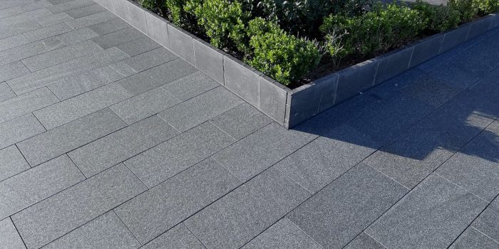 Granite pool coping