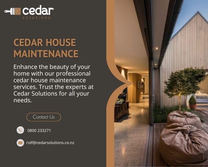 We are highly trained Specialists Cedar house maintenance specialists in Auckland