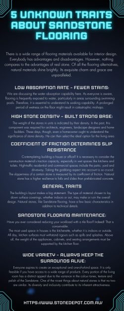5 Unknown Traits About Sandstone Flooring
