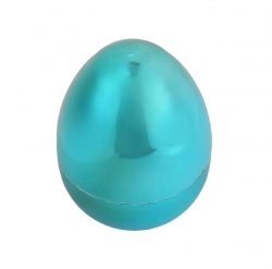 Electroplated Solid Color Plastic Easter Eggs