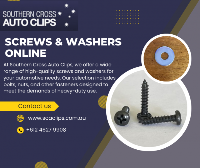 Southern Cross Auto Clips: Quality Screws & Washers for Your Automotive Needs