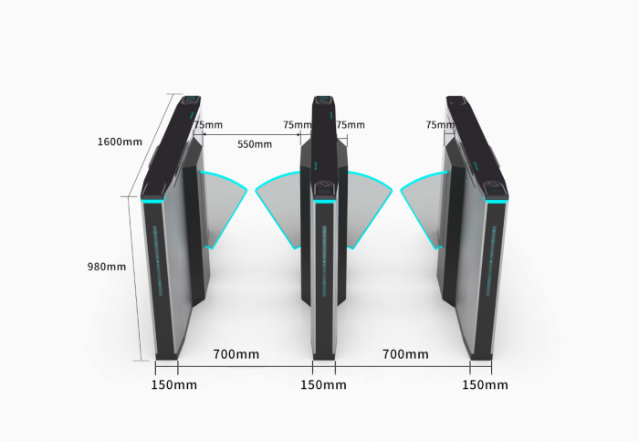 Fully Automatic Flap Barrier