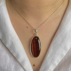 How to Style Red Tiger Eye with Your Outfits