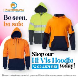 Buy Hi-Vis Hoodie Online at Hawkesbury Screen Printing & Embroidery