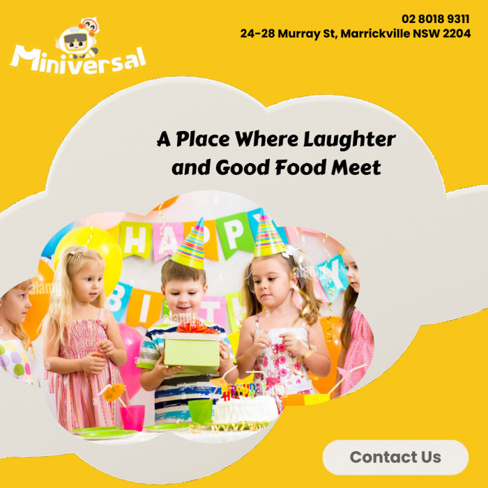 A place where laughter and good food meet – Miniversal Kids Cafe