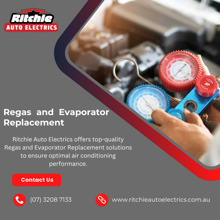 Regas and Evaporator Replacement Services – Ritchie Auto Electrics