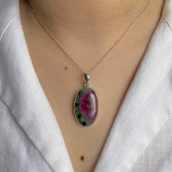 Ruby Zoisite jewelry: Beauty in Green and Red with silver