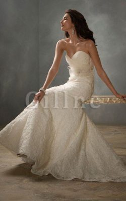 Abito da Sposa in Chiffon con Nastro con Fiocco Cuore con Fusciacca – Gillne.it