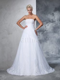 Abito da Sposa Lungo Senza Strap Ball Gown Allacciato Alta Vita – Gillne.it