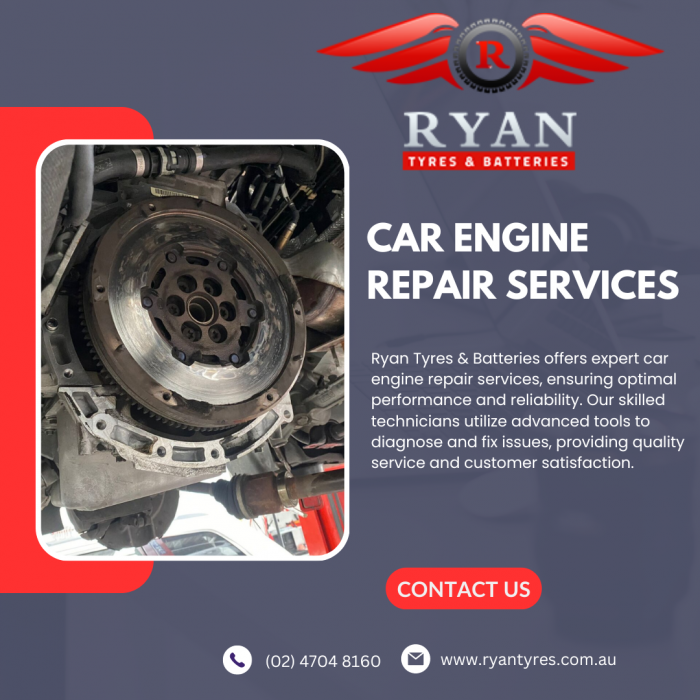 Reliable Car Engine Repair Services at Ryan Tyres & Batteries