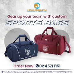 Custom Sports Bags by Hawkesbury Screen Printing & Embroidery