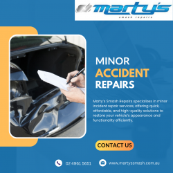 Minor Incident Repairs Services at Marty’s Smash Repairs