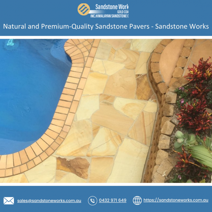 Natural and Premium-Quality Sandstone Pavers – Sandstone Works