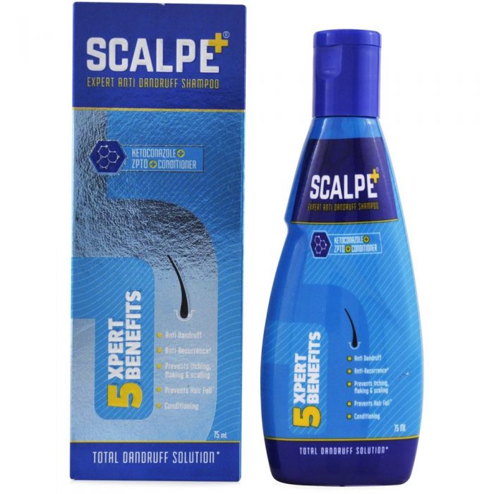 Glenmark Pharma Scalpe Plus Anti Dandruff Shampoo (75ml) | Homoeobazaar