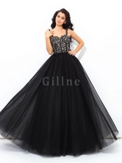 Abito Quinceanera Naturale Lungo Senza Maniche A Terra Ball Gown – Gillne.it