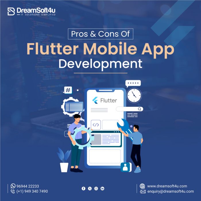 What are the Pros & Cons of Flutter Mobile App Development?