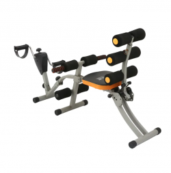 Bicycle 2-in-1 abdominal exercise machine