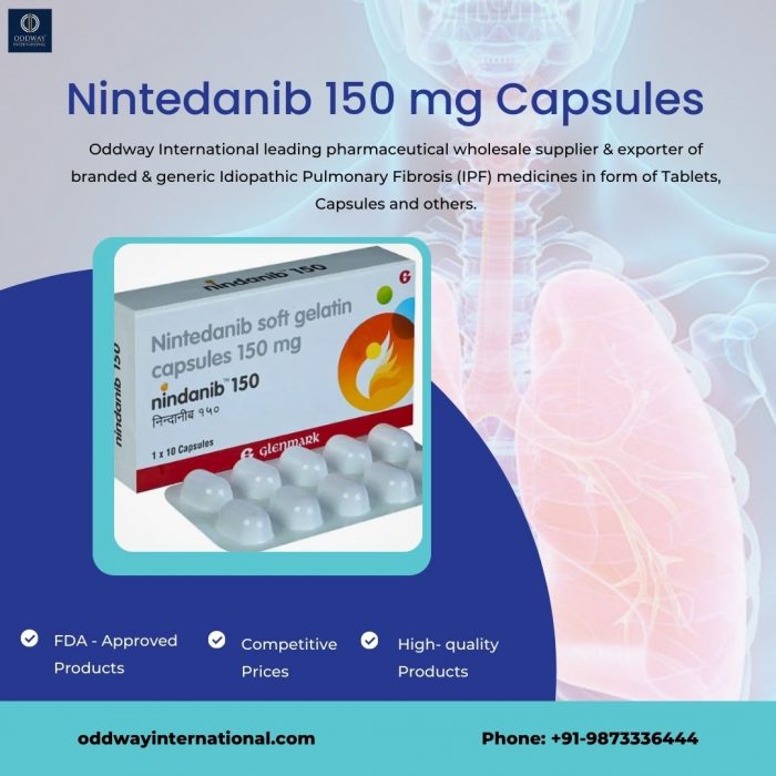 Nintedanib 150 mg Capsules for IPF Treatment