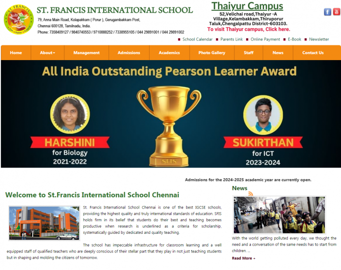 best schools in chennai