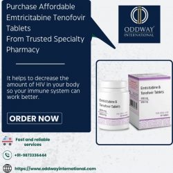 Buy Emtricitabine Tenofovir Tablets At Great Discount From Oddway International