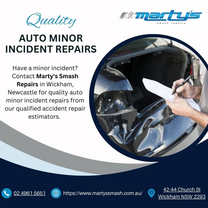 Quick and Reliable Minor Incident Repairs – Marty’s Smash Repairs