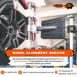 Expert Wheel Alignment Service at Medowie Tyre & Auto Centre