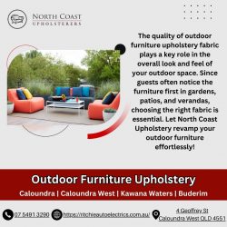 Premium Outdoor Furniture Upholstery by North Coast Upholstery