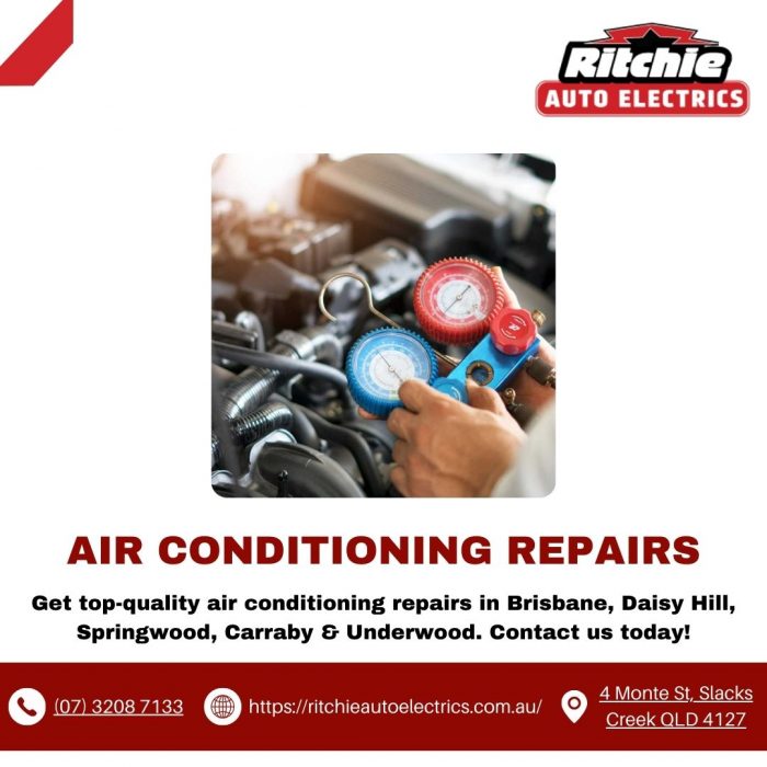 Air Conditioning Repairs by Ritchie Auto Electrics – Reliable Service in Brisbane