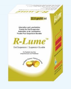 R-Lume Oral Suspension: Fast-Acting Malaria Solution