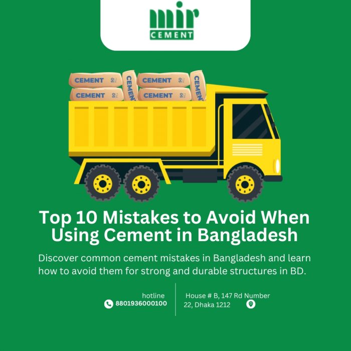 Top 10 Mistakes to Avoid When Using Cement