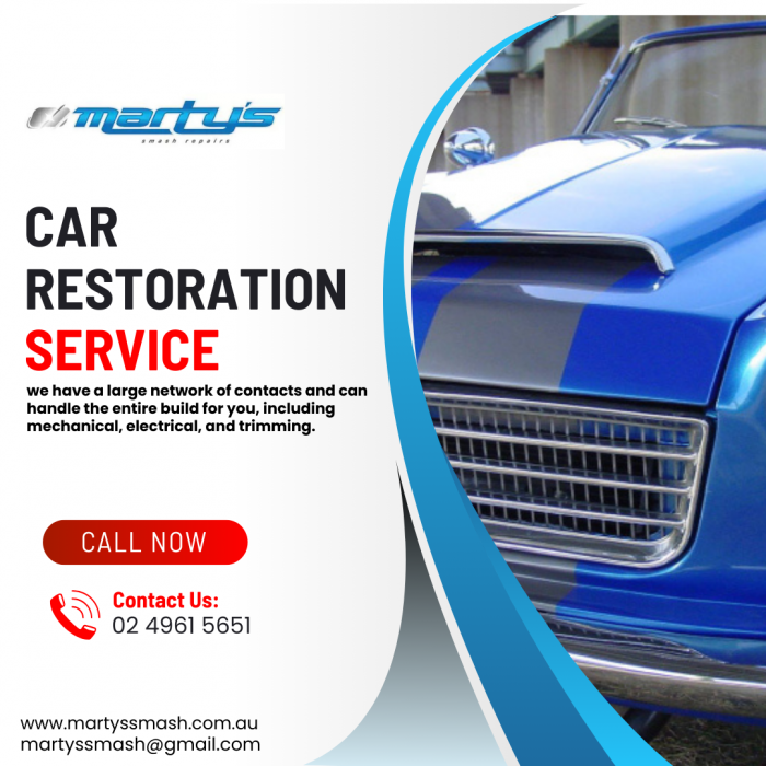 Expert Car Restoration Services at Marty’s Smash Repairs