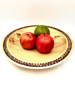 Colored Pencil Maple Platter