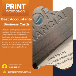 Professional Business Cards for Accountants: Enhance Your Brand with Print Promotion