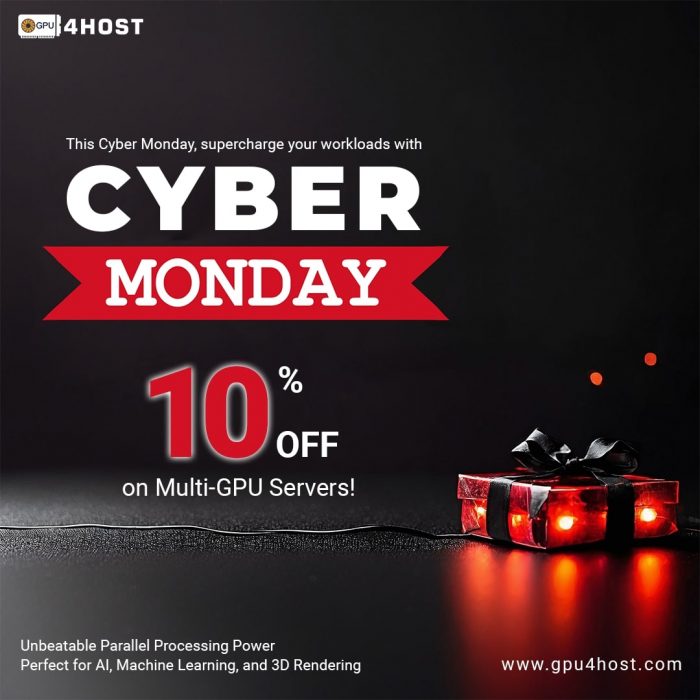 Cyber Monday Sale on GPU Server