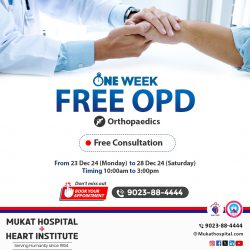 One Week FREE Orthopaedics OPD – Mukat Hospital