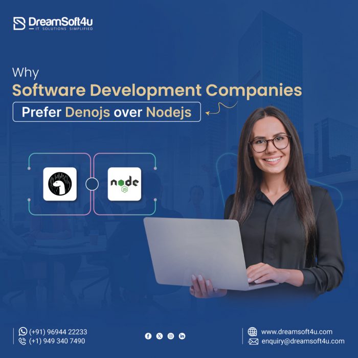 Why do Software Development Companies Prefer Deno js Over Node js?