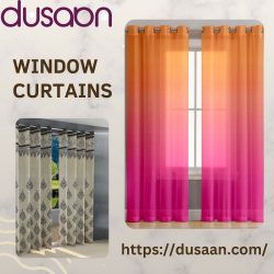 Shop Elegant Window Curtains Online – Style Your Space with Dusaan