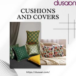 Upgrade Your Home with Soft Cotton Cushion Covers from Dusaan