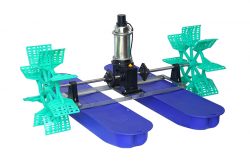 High Efficiency Water Cooling Two-Impeller Paddle Wheel Aerator