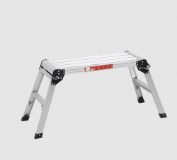 Our step stool ladder offers stability and a practical platform