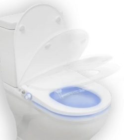 LED Nightlight Heated Bidet for Toilet Seat