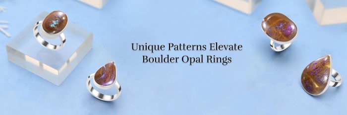 Beauty and Value of Boulder Opal Rings