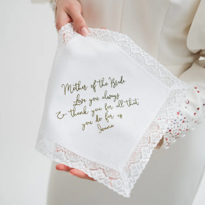 Elevate Your Wedding with Personalized Wedding Handkerchiefs